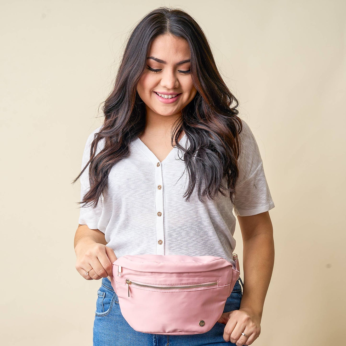 XL Belt Bag - Dusty Blush