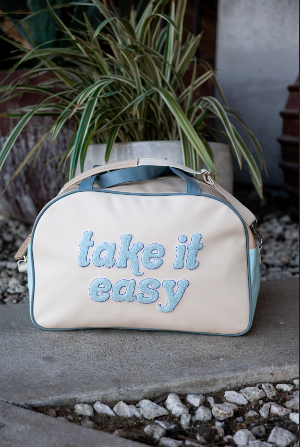 Duffle Bag – Take it Easy – Light Blue